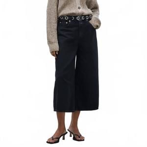 CLOSED lyna wide leg denim jean in black